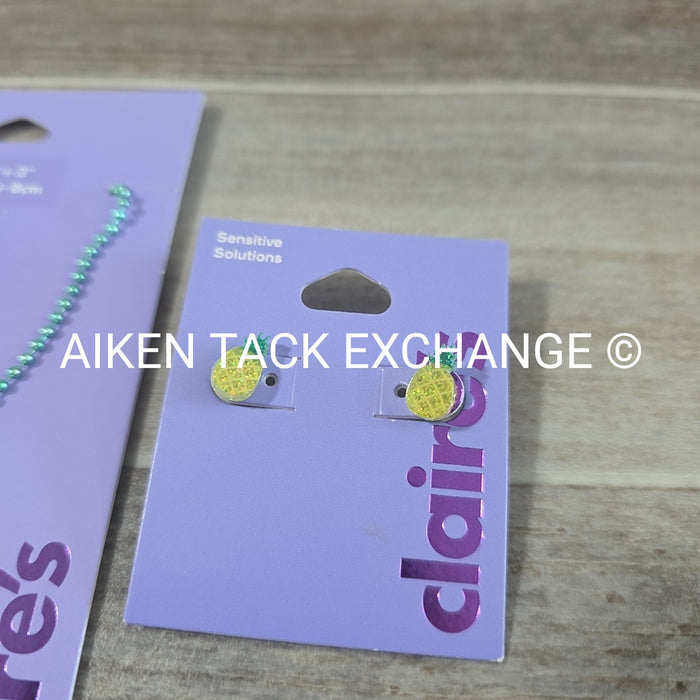 Claire's Necklace + Earring Set