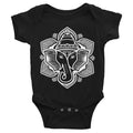 Classic Elephant Lotus Infant Onesie