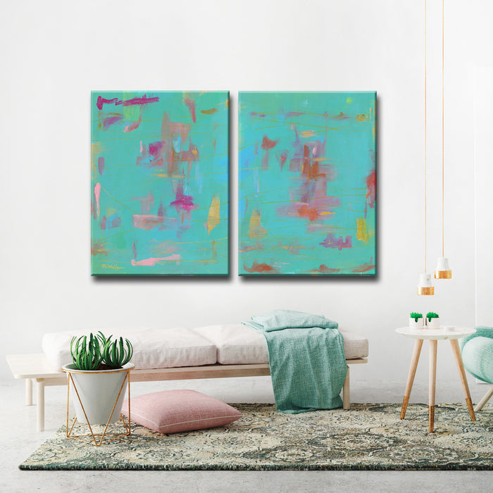 'Compatible No. 1/2' Wrapped Canvas Wall Art