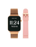 Anne Klein Rose-Tone/Pink Connect It Stellar Smartwatch Set