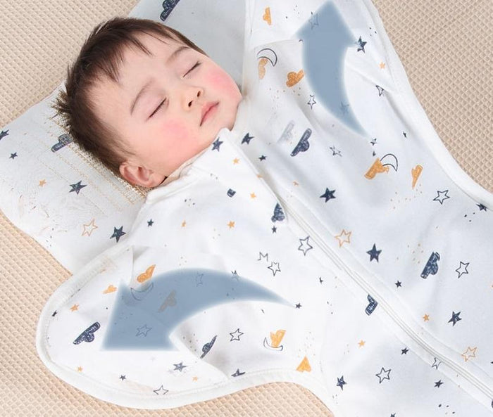 Cotton Anti-Kick Printed Baby Sleeping Bag