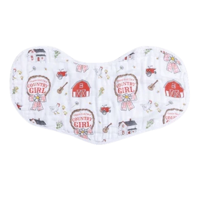 Country Girl Bib/Burp Cloth