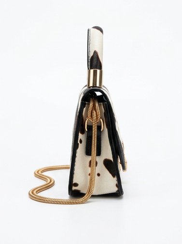 Cow Print Mini Bag