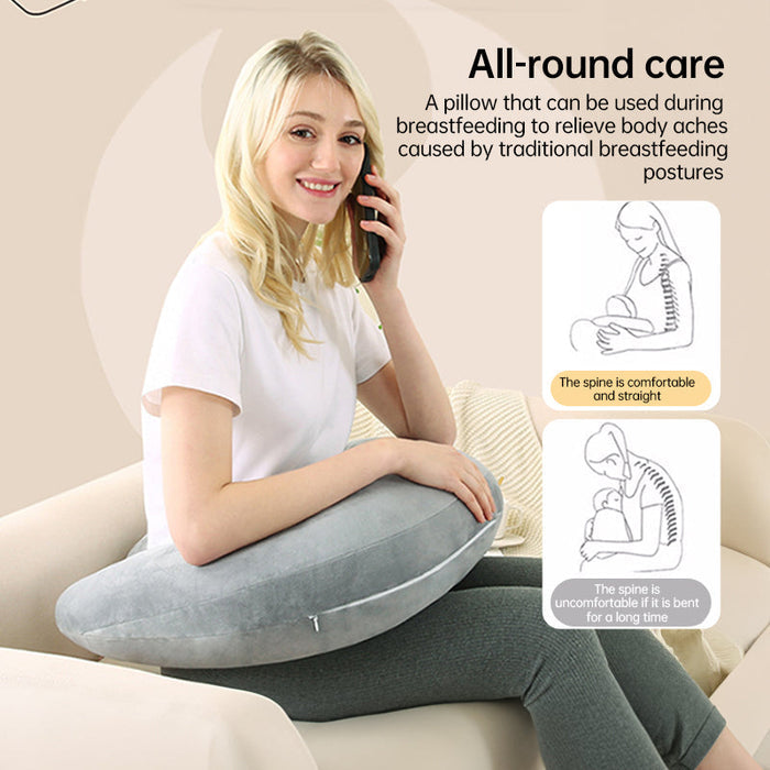 Crocheted Arm-Support Reading & Breastfeeding Pillow