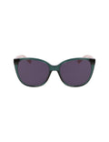 Anne Klein Olive Crystal Crystal Cat-Eye Braided Sunglasses