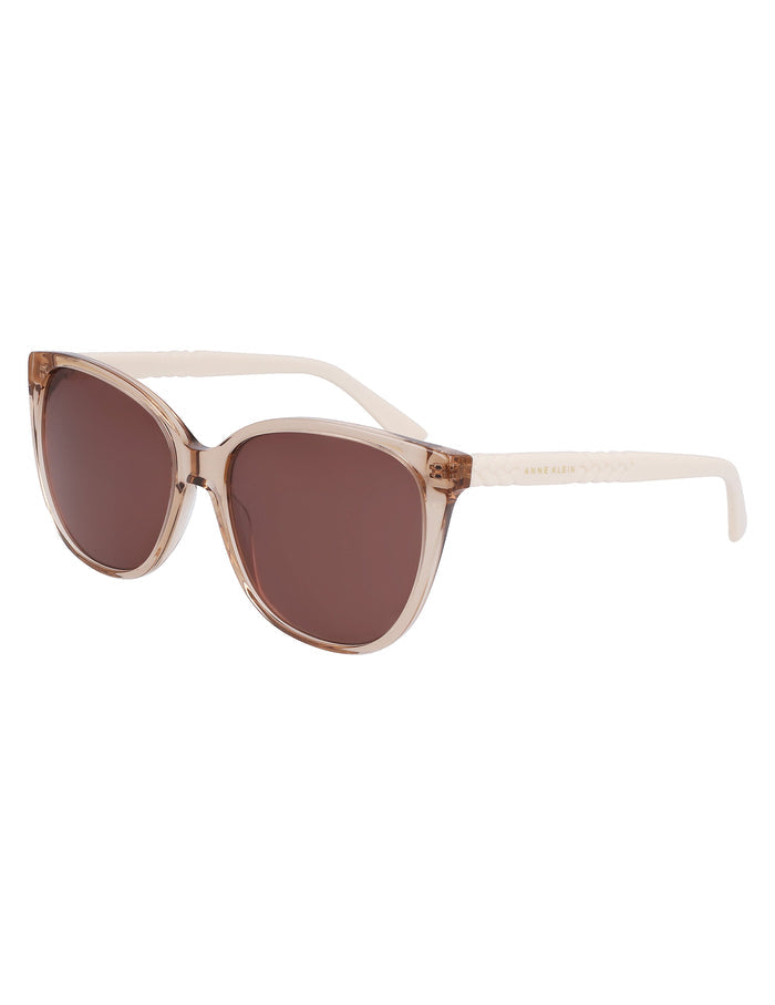 Anne Klein  Crystal Cat-Eye Braided Sunglasses