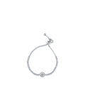 Anne Klein Gold-Tone Crystal Silver-Tone Bracelet