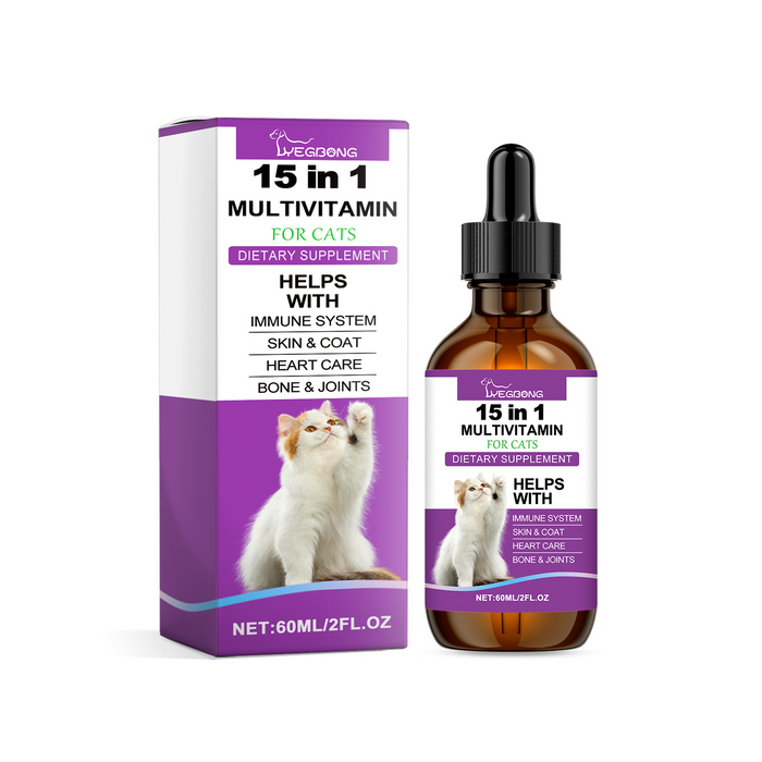 Daily Vitamin Drops for Cats