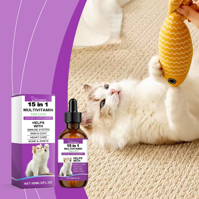 Daily Vitamin Drops for Cats