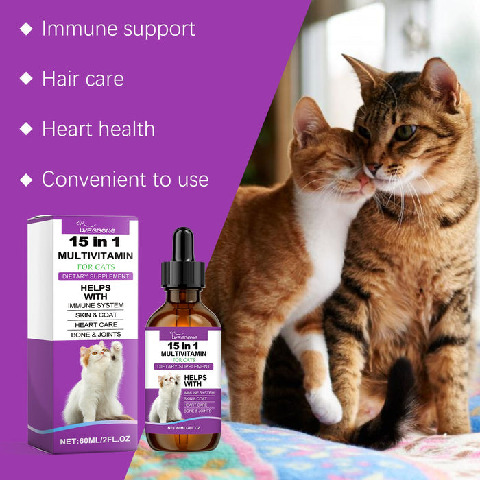 Daily Vitamin Drops for Cats