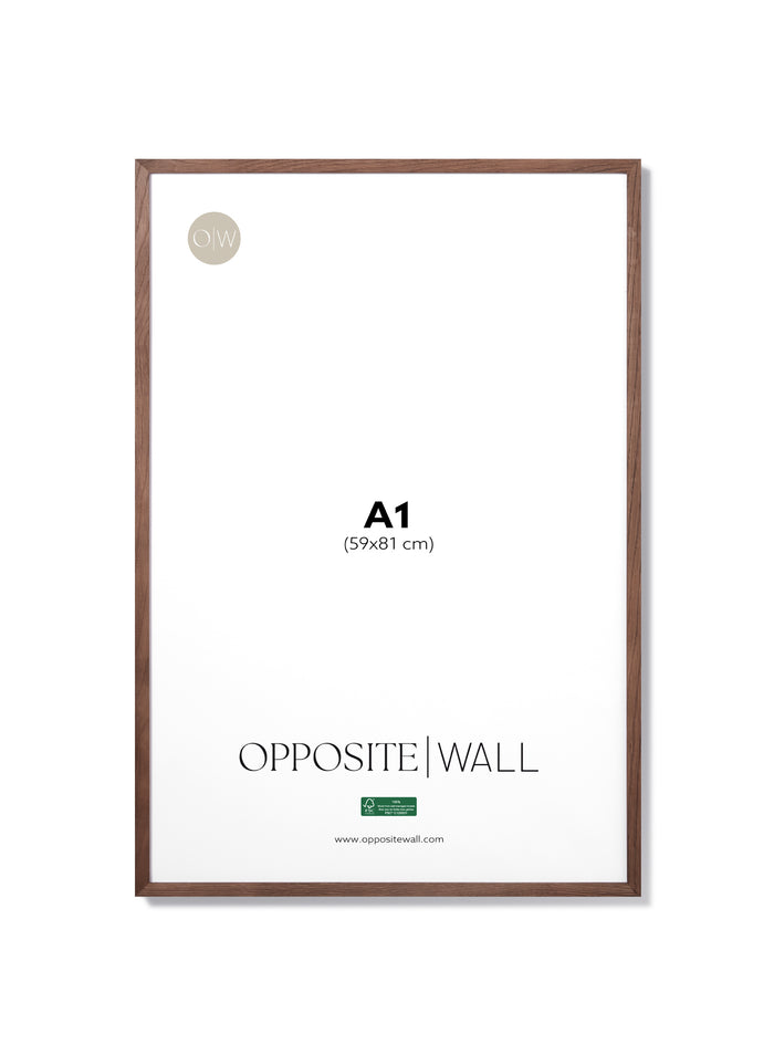 Dark Oak Frame, A1 | 59x84 cm