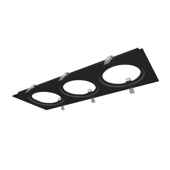 Dawnray 3.5" Trio-Recessed Plate | RTT35-WH/BK