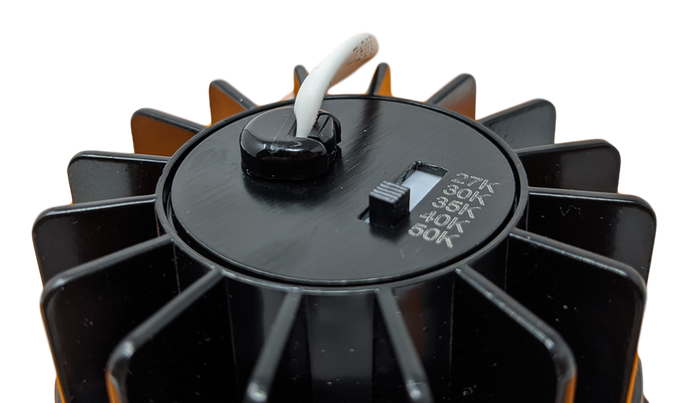 Dawnray DR40RB-BK 4" 5CCT LED Baffle Recessed Fixture