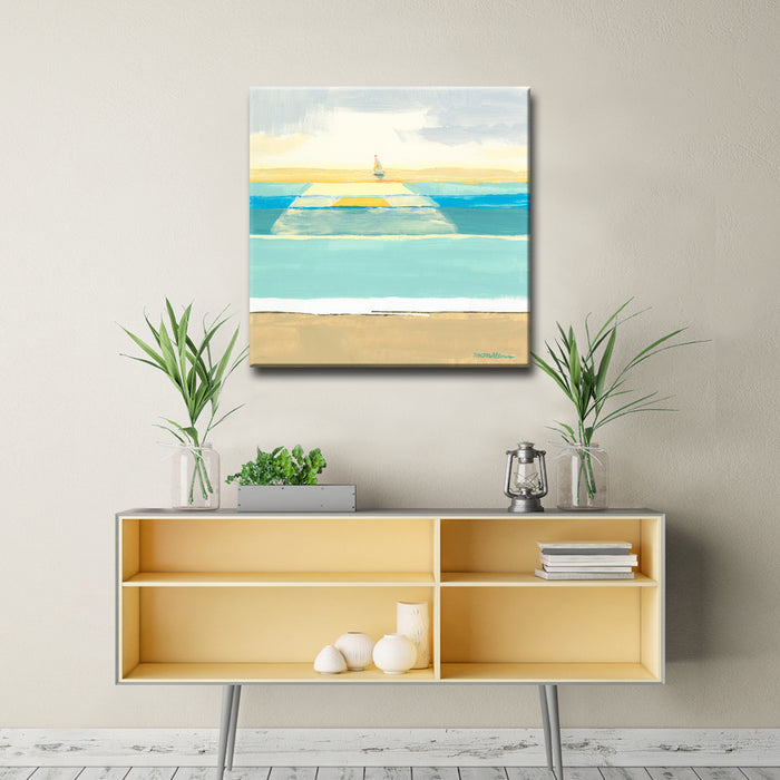 'Day of Sailing' Wrapped Canvas Wall Art