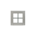 Decorative Window 12" x 12" Double Pane Standard Glass Clear Front