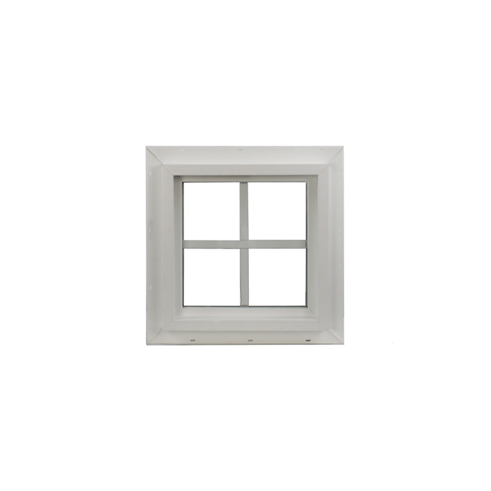 Decorative Window 12" x 12" Double Pane Standard Glass Clear Back