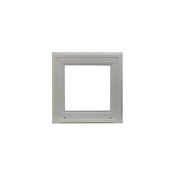 Decorative Window 12" x 12" Double Pane Standard Glass Clear No Grid Front
