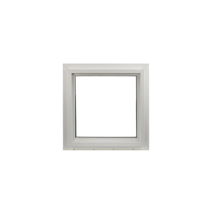 Decorative Window 12" x 12" Double Pane Standard Glass Clear No Grid back