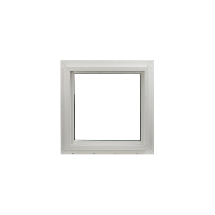 Decorative Window 16" x 16" Double Pane Standard Glass Clear No Grid Back