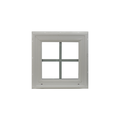 Decorative Window 18" x 18" Double Pane Standard Glass Clear Front