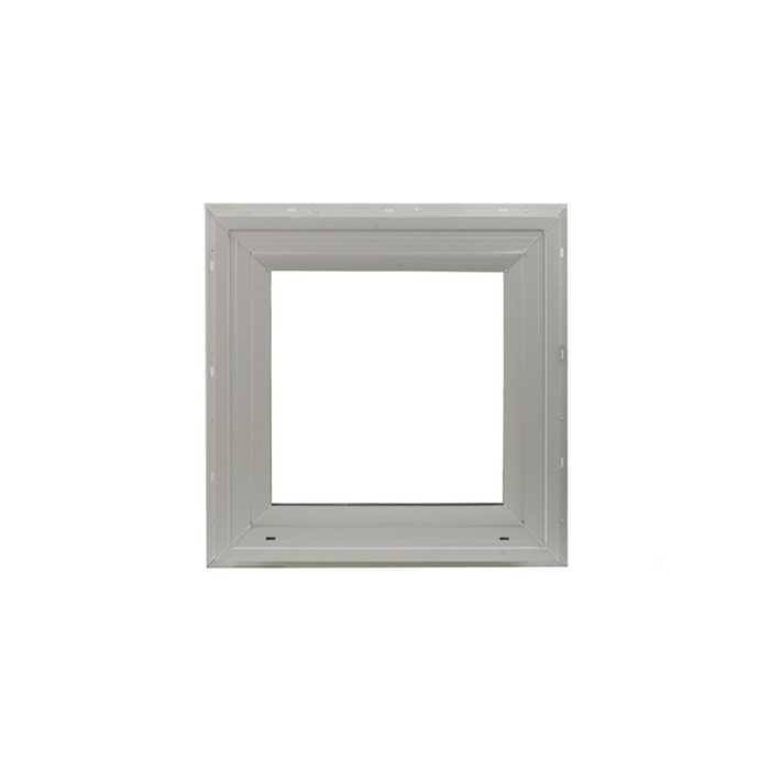 Decorative Window 18" x 18" Double Pane Standard Glass Clear No Grid Front