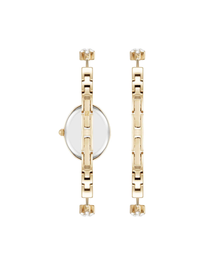 Anne Klein Delicate Crystal Accented Watch Set