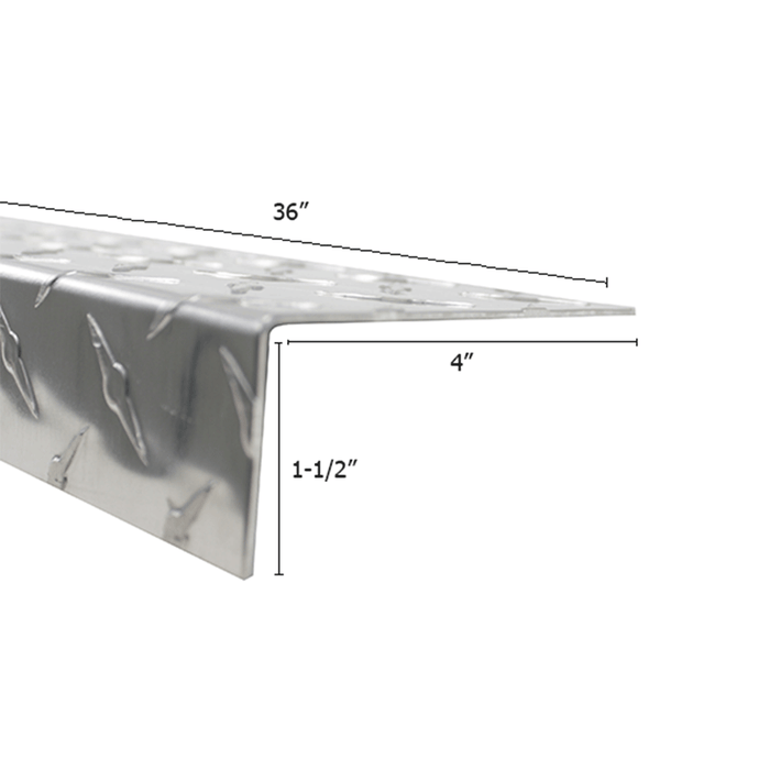 Diamond Plate Threshold - Shed Windows and More, Inc.