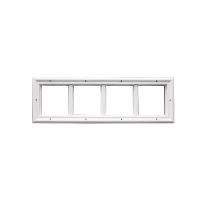 Door Glass 4-Lite Transom Window Insert External Grids - Shed Windows and More, Inc.
