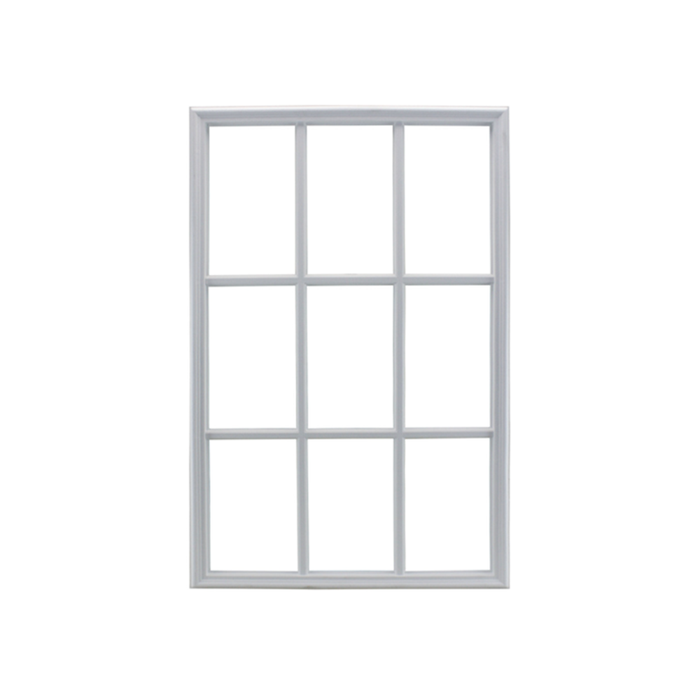 Door Glass 9-Lite Half Lite Window Insert External Grids - Shed Windows and More, Inc.