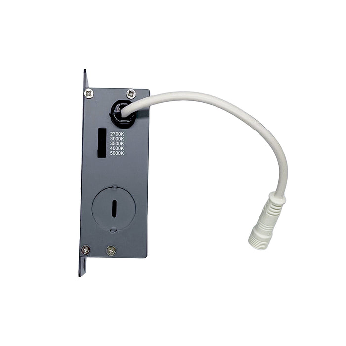 DR40SG-WH/BK/BN | Dawnray 4" 5CCT LED Recessed Lighting Gimbal Square White/Black/Brushed Nickel