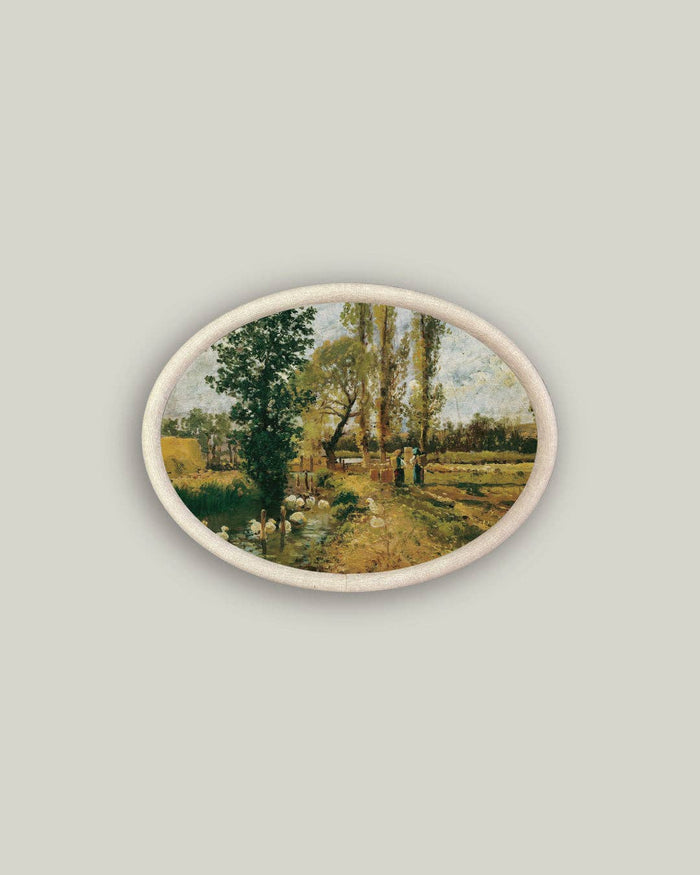 Duck Landscape Oval