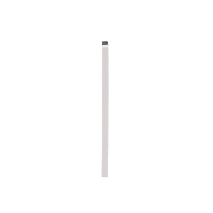 Eaton PJS263W 3-Gang Decora Screwless Mid-size Wallplate, White