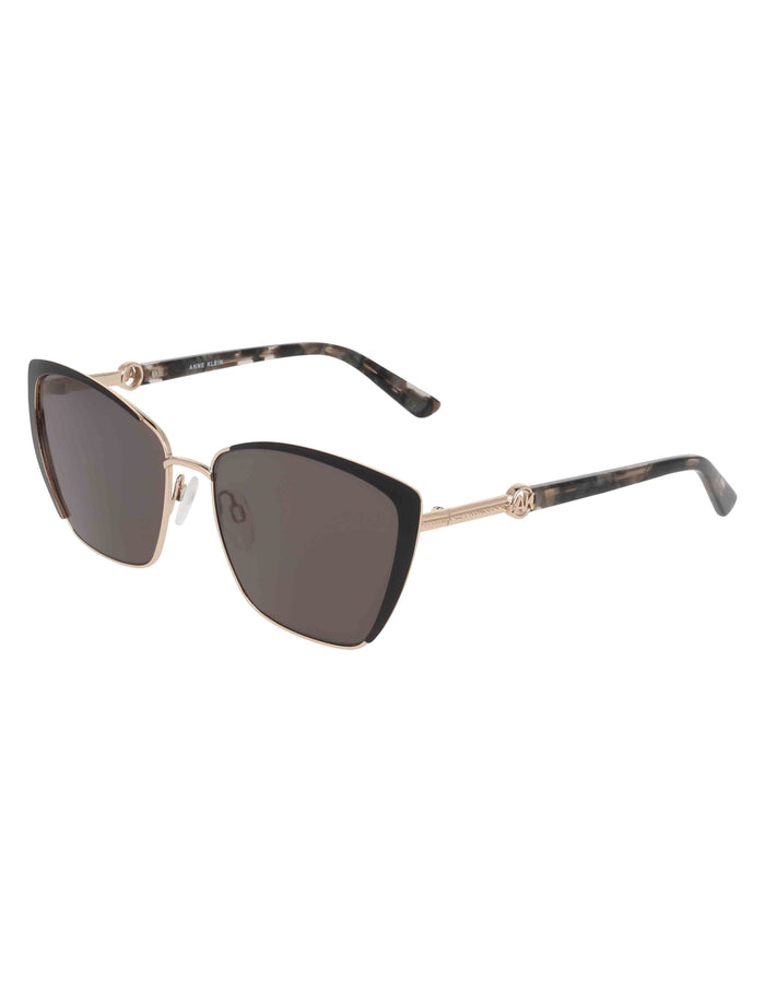 Anne Klein Elegant Metal Cat-Eye Sunglasses