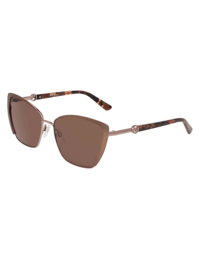 Anne Klein Elegant Metal Cat-Eye Sunglasses