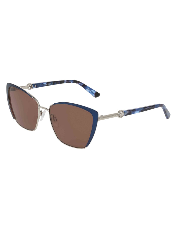 Anne Klein Elegant Metal Cat-Eye Sunglasses