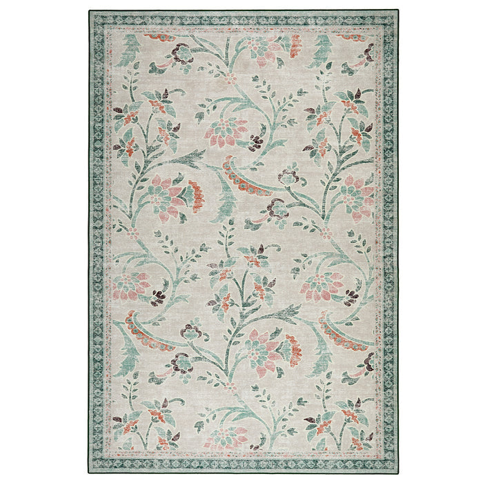Hug Rug English Floral Washable Rug
