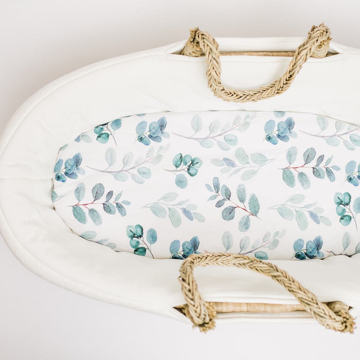 Nodnal Co Eucalyptus Bassinet Sheet - Premium Baby Bedding & Essentials