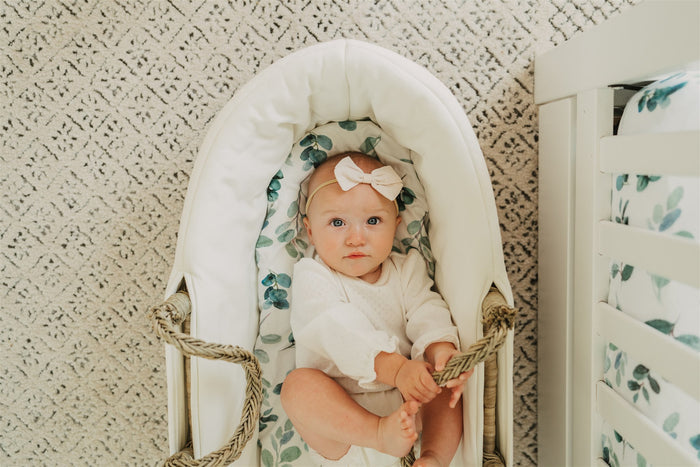 Nodnal Co Eucalyptus Bassinet Sheet - Premium Baby Bedding & Essentials