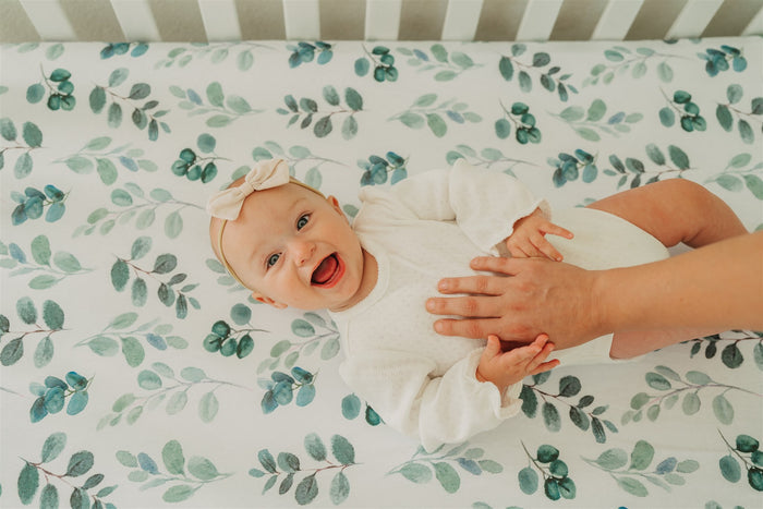 Nodnal Co Eucalyptus Fitted Crib Sheet - Premium Baby Bedding & Essentials