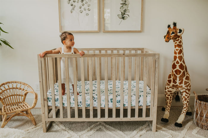 Nodnal Co Eucalyptus Fitted Crib Sheet - Premium Baby Bedding & Essentials