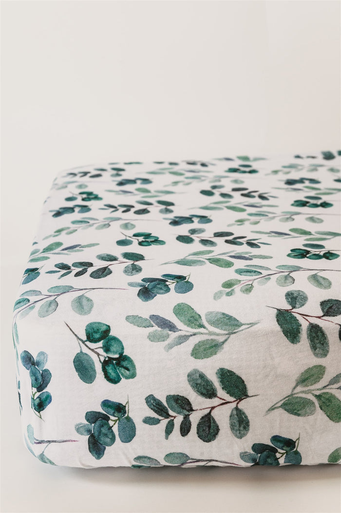 Nodnal Co Eucalyptus Mini Crib Fitted Sheet - Premium Baby Bedding & Essentials