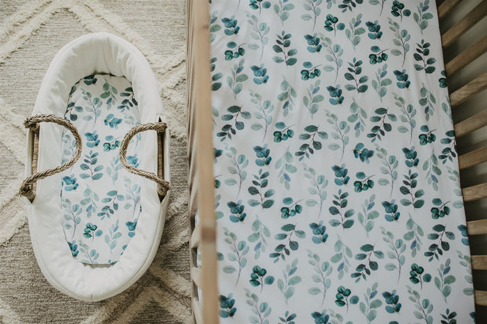 Nodnal Co Eucalyptus Fitted Crib Sheet - Premium Baby Bedding & Essentials