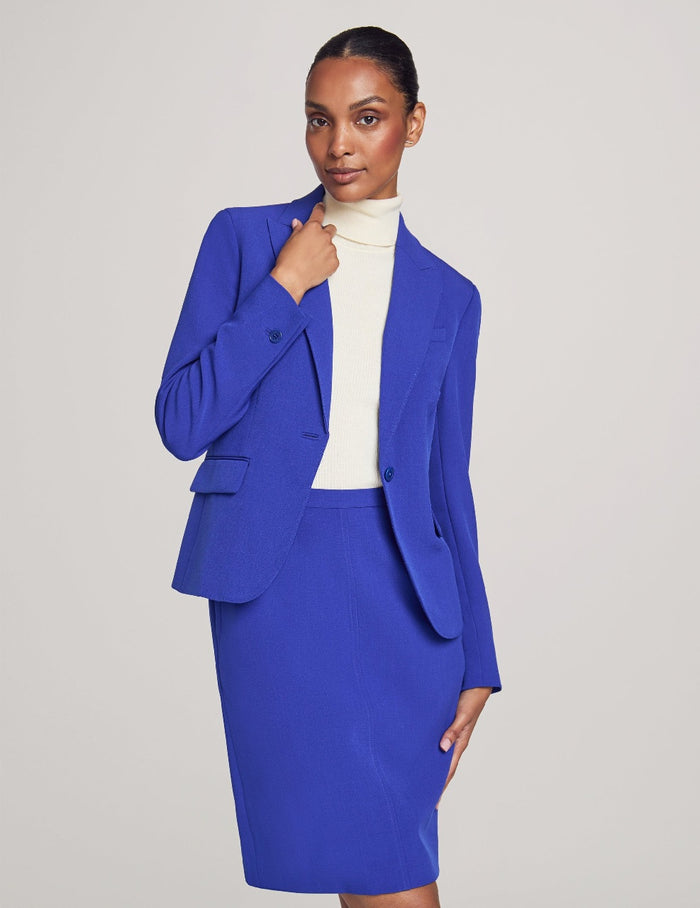 Anne Klein Executive Collection Blazer and Skirt Suit Set