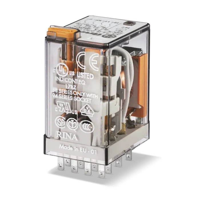 Finder 55.34.9.024.0040 General purpose plug-in relay, 4 CO 7A