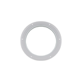 Fixed 10" Round Window with Tempered Glass White Flush
