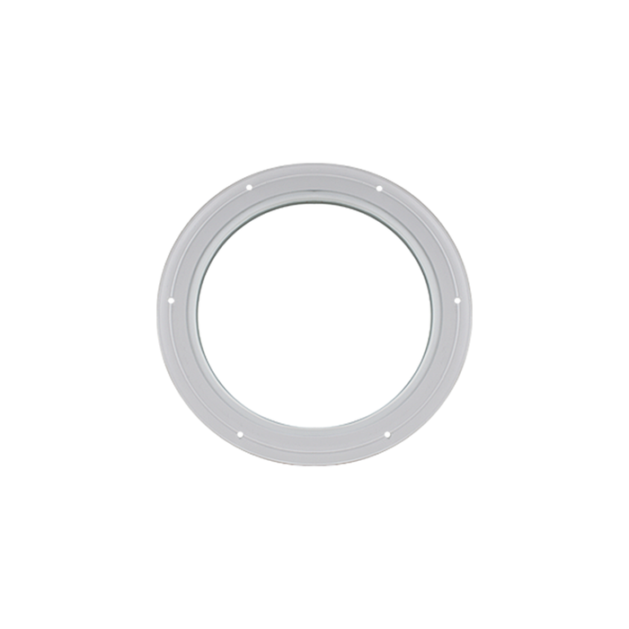 Fixed 10" Round Window with Tempered Glass White Flush
