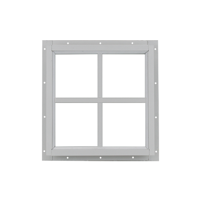 Fixed 18" x 18" Square Window with Tempered Glass White Flush Back