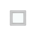 Fixed 20" x 20" Double Pane Tempered Clear Glass Low-E PVC Window Front