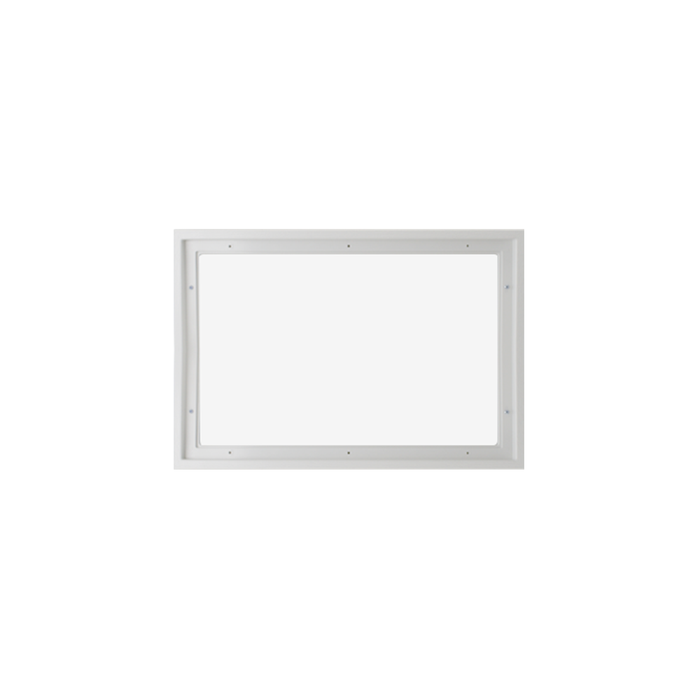 Fixed Garage Door Window - No Design with Plexiglass Back