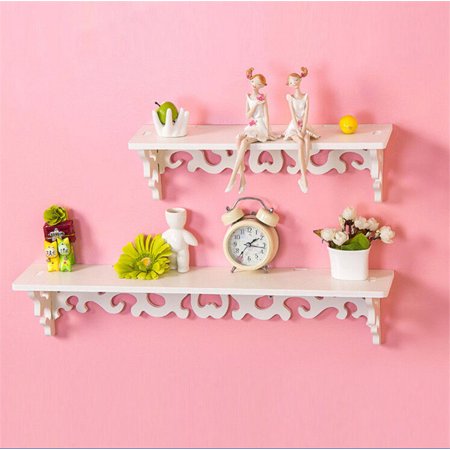 Floating White Wall Mounted Shelves - EK CHIC HOME